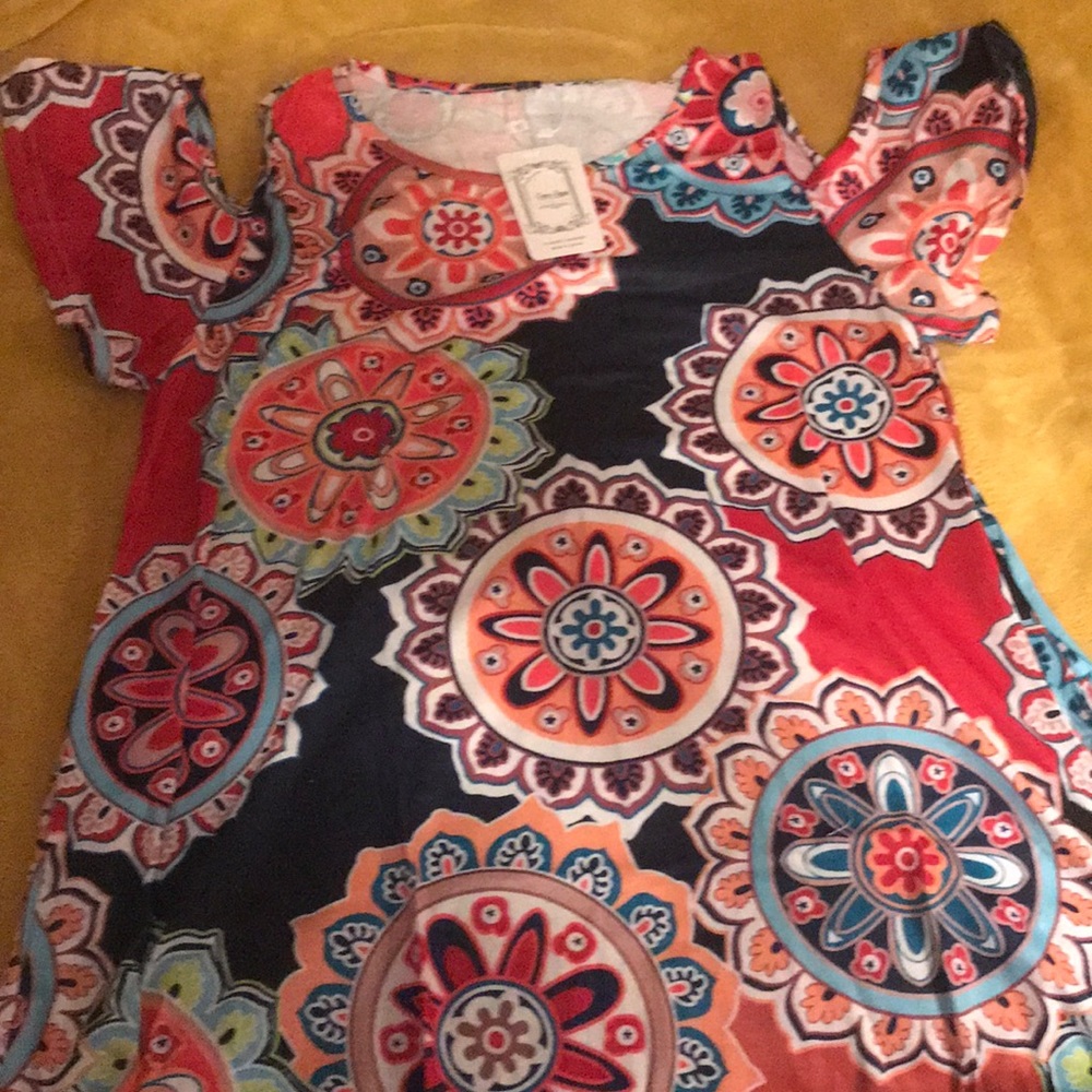 Cutout Shift Dress